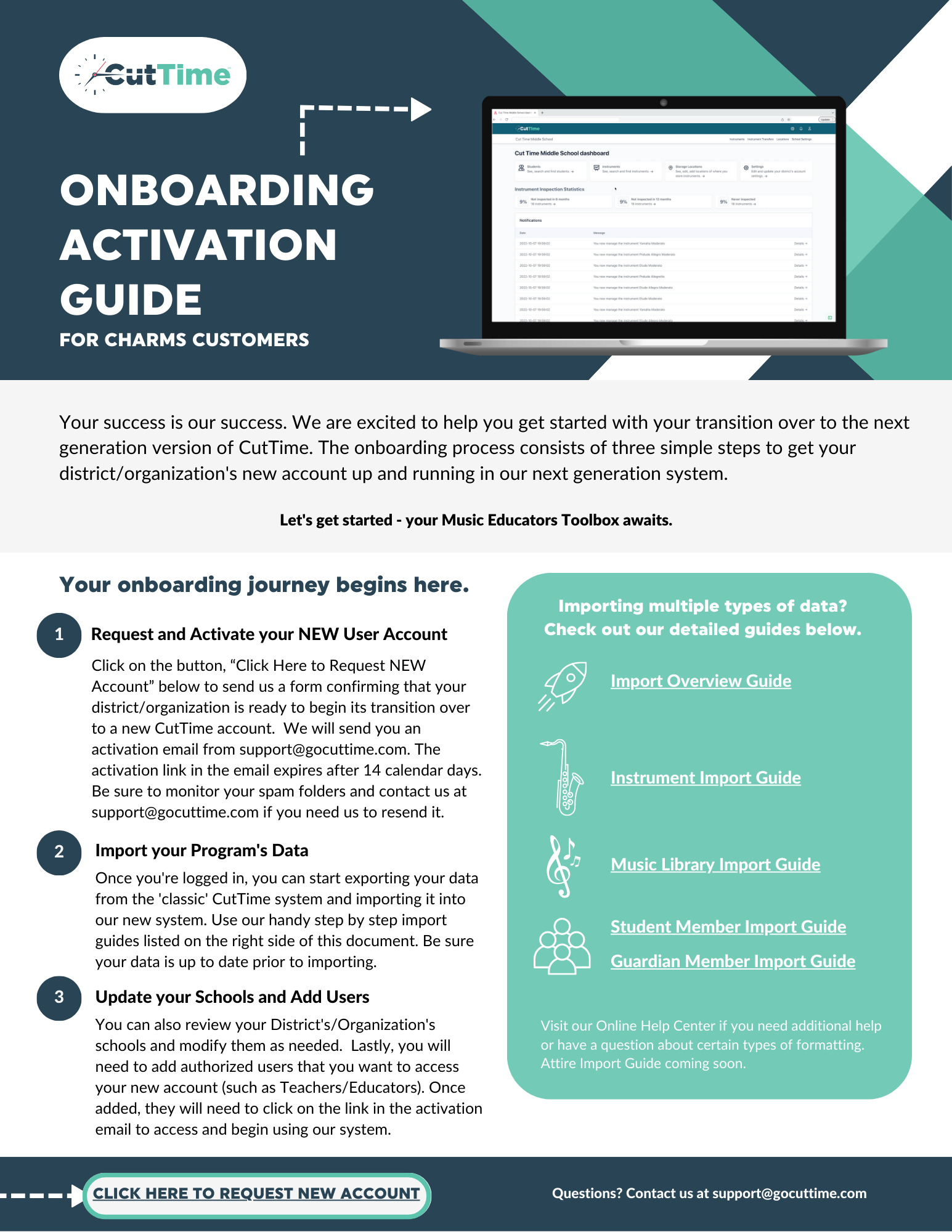 Charms Office Customers to CutTime